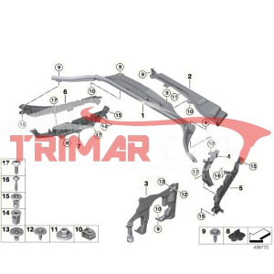 61138791287 MODANATURA MOTORINO TERGICRISTALLI SINISTRA BMW X3 (G01)(2017 >) XDRIVE 20D MILD-HYBRID 190CV 140KW B47D20B