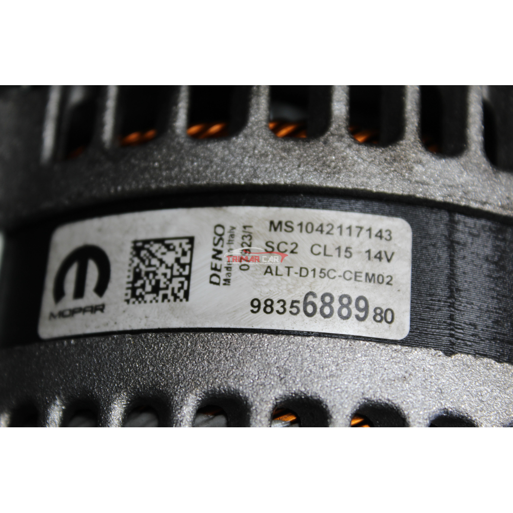 9835688980 MS1042117143 ALTERNATORE PEUGEOT 2008 II 2019> 1.5 BLUEHDI YH01