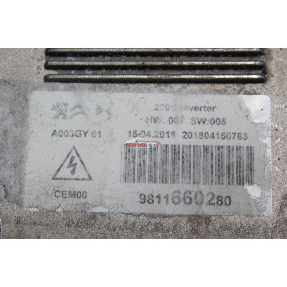 9811660280 CENTRALINA MODULO CONVERTITORE ELETTRICO PEUGEOT 3008 SUV (2016 >) 2.0 BlueHDi 180 177CV 130KW AH01 // EHZ