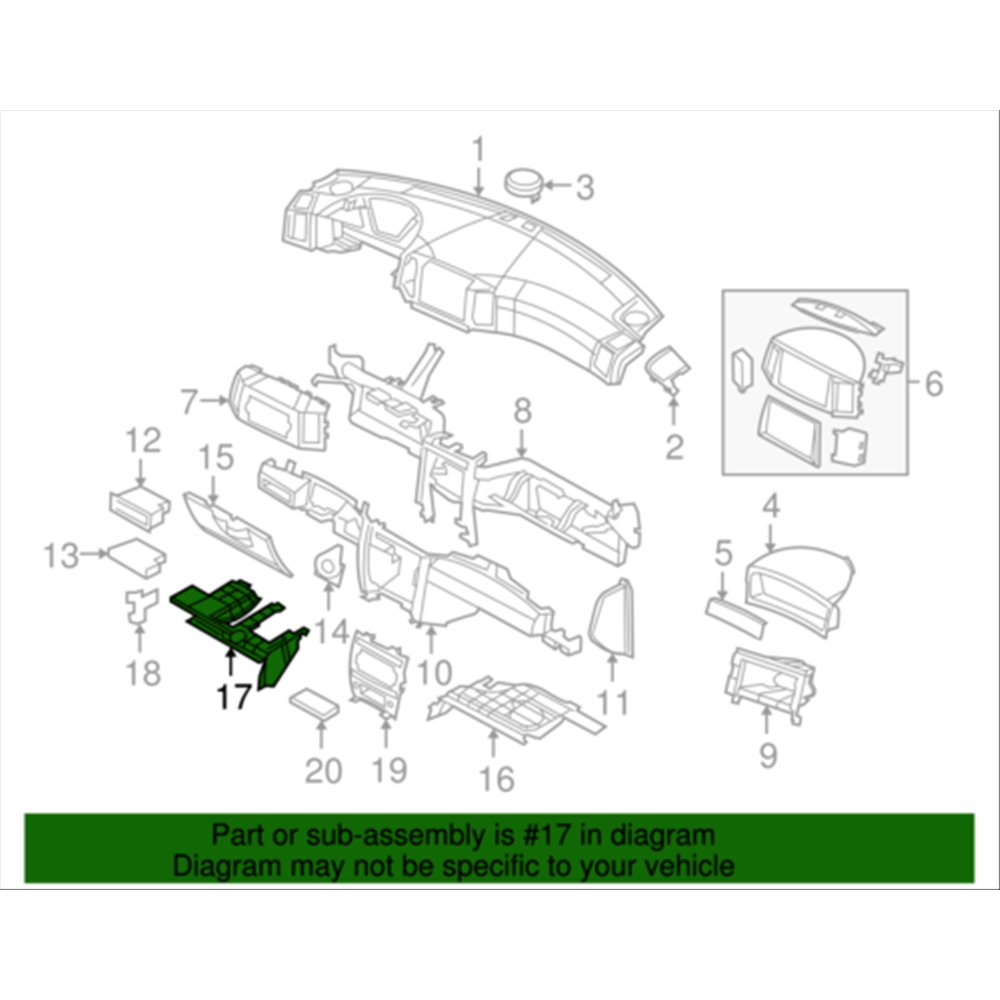 PLASTICA STERZO INFERIORE JEEP GRAND CHEROKEE 3 (WH) (05-11) 55116775