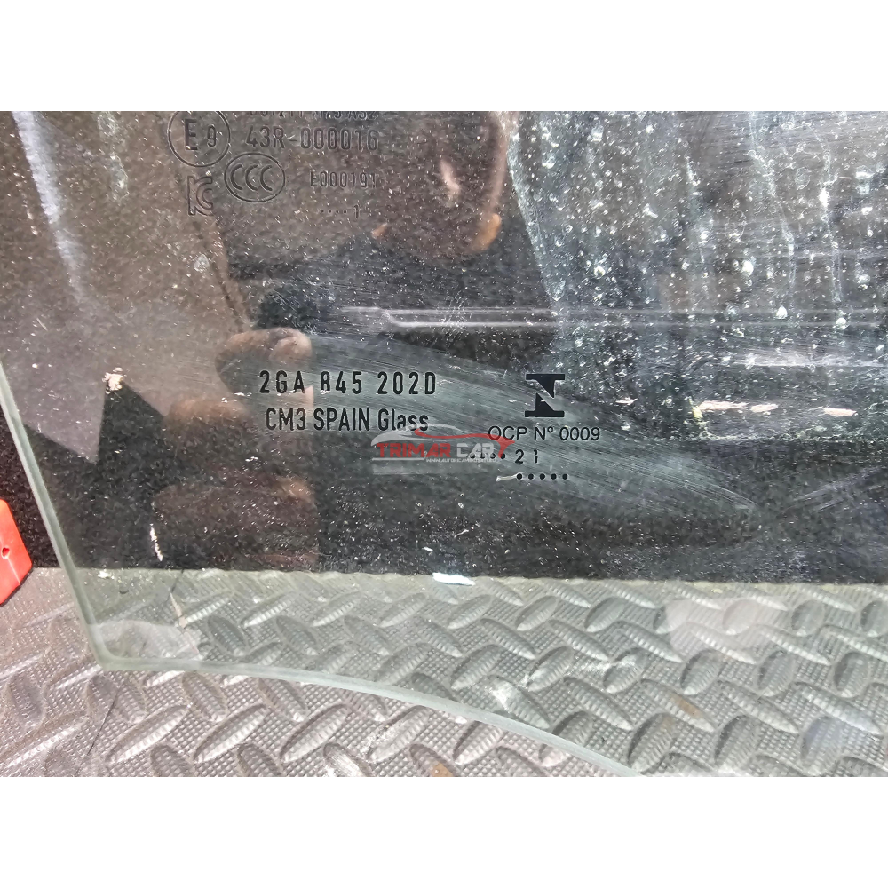 2GA845202D VETRO SCENDENTE PORTA ANTERIORE DESTRA VOLKSWAGEN T-ROC (A11)(2017 >) 2.0 TDI 4motion 150CV 110KW DTTC