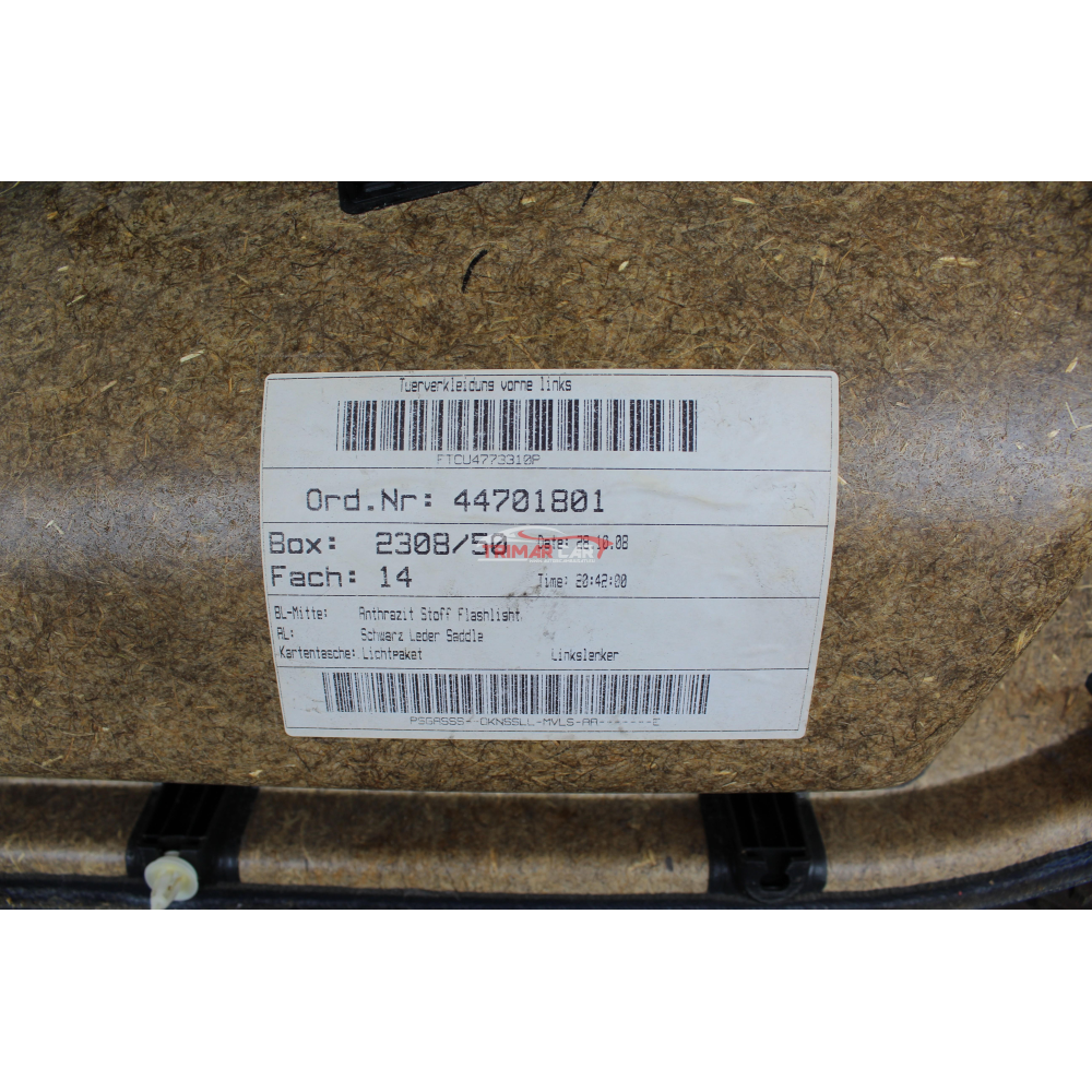 51417967261 PANNELLO PORTA ANTERIORE SINISTRA BMW SERIE 5 (E60)(2001-2010) 3.0 535D 286CV 210KW M57D30 306D5