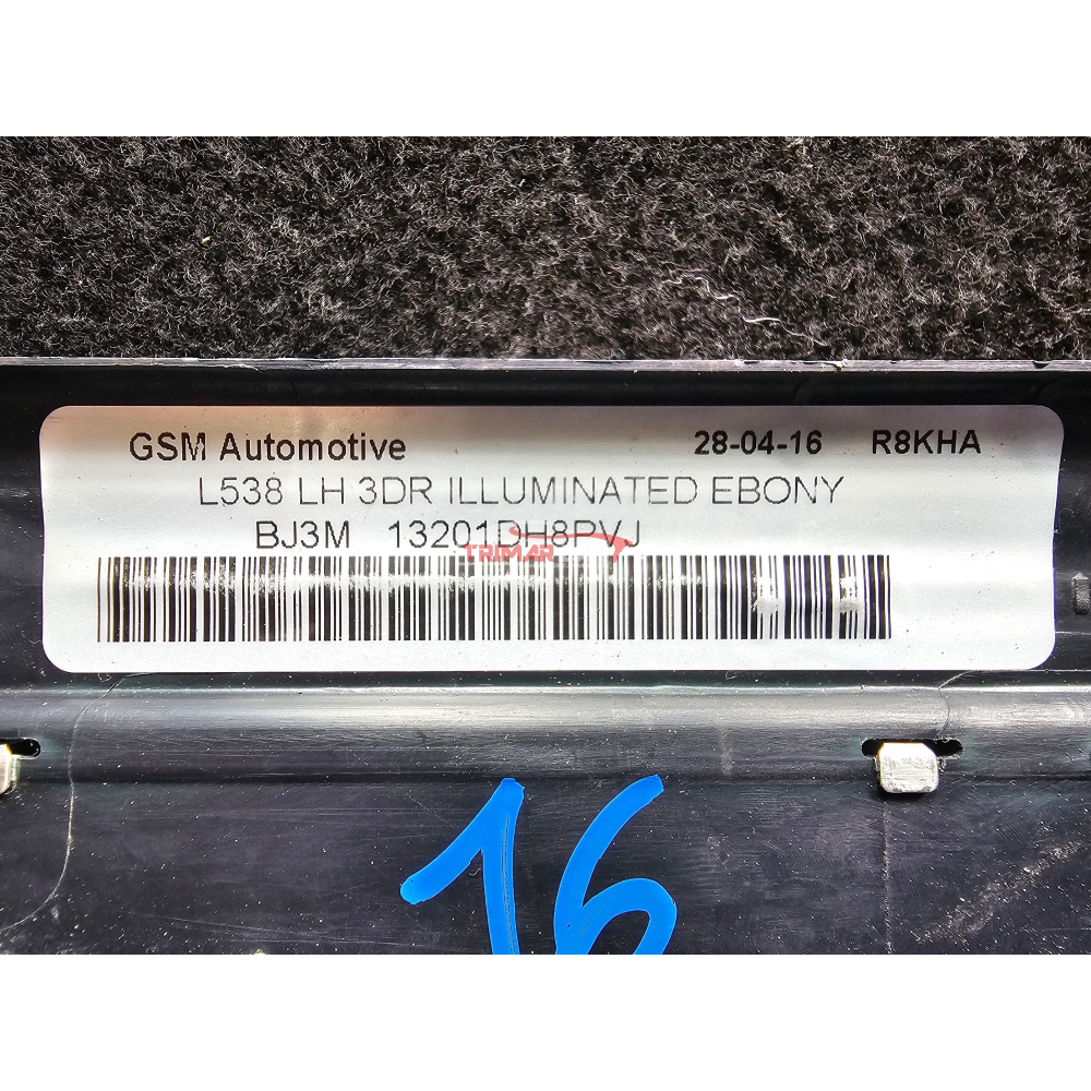 R8KHA BJ32-13201-BB PROFILO BATTITACCO ANTERIORE SINISTRO LUMINOSO LAND ROVER RANGE ROVER EVOQUE (L538)(2016 >)