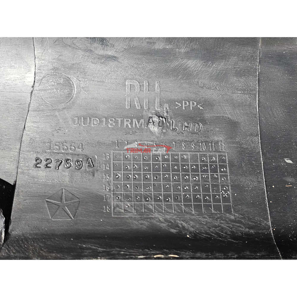 K1UD18DX9AD PROFILO BATTITACCO ANTERIORE DESTRO JEEP CHEROKEE 5 (KL)(2019 >) 2.2 CRD 200CV 147KW 55280575