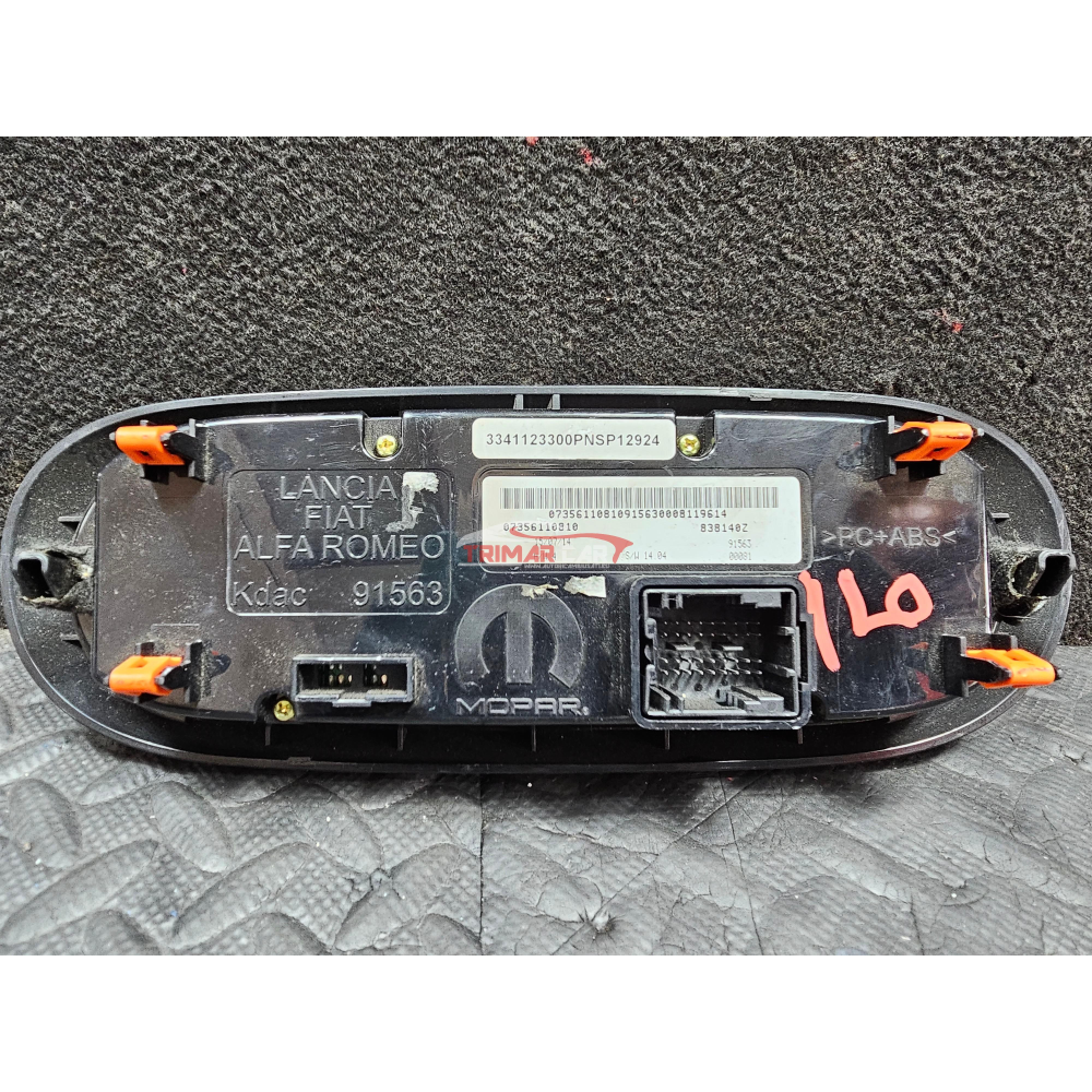 735611081 CENTRALINA COMANDO CLIMA MANUALE FIAT 500X (334)(2014 >)