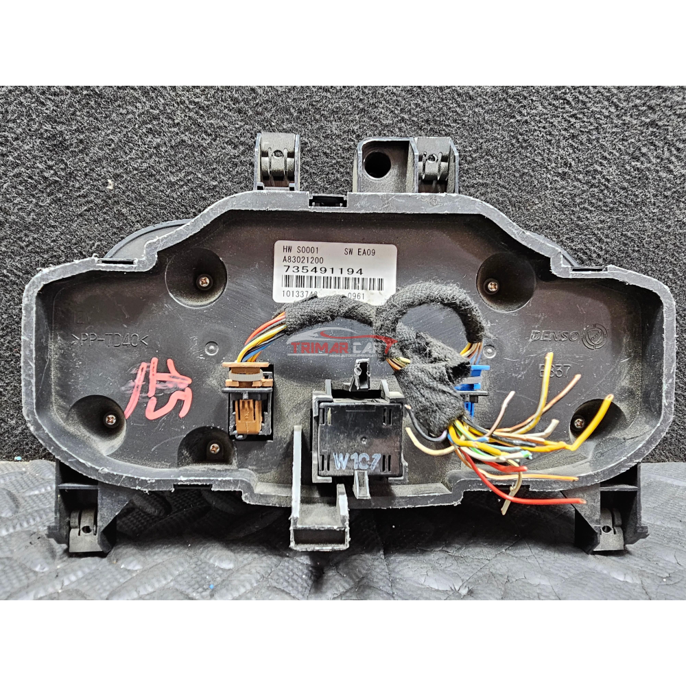 735491194 CENTRALINA COMANDO CLIMA MANUALE NERA FIAT 500 (312)(2007 >)