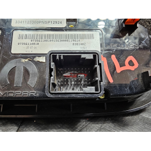 735611081 CENTRALINA COMANDO CLIMA MANUALE FIAT 500X (334)(2014 >)