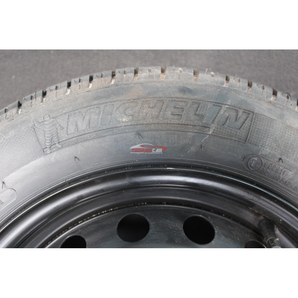 175/65R15 KIT CERCHIO RUOTA DI SCORTA NUOVO MICHELIN FIAT GRANDE PUNTO (199)(05-12)