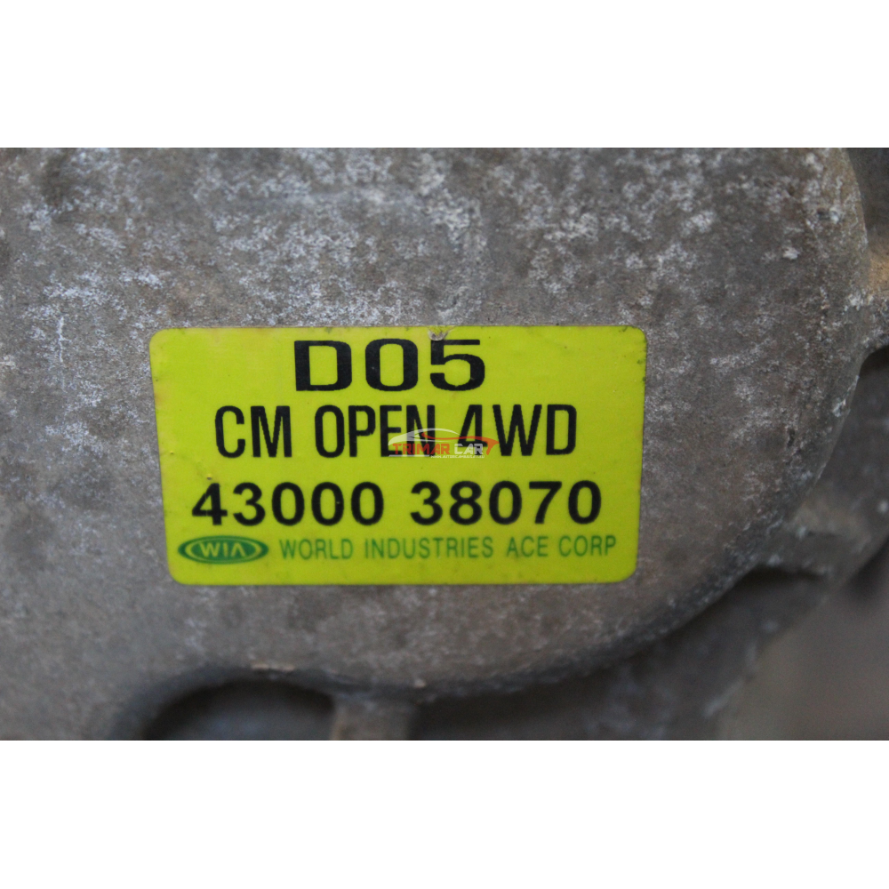 43000-38070 CAMBIO MARCE MANUALE 5M HYUNDAI SANTA FE 2 (CM)(2005-2012) 2.2 CRDi 4X4 155CV 114KW D4EB