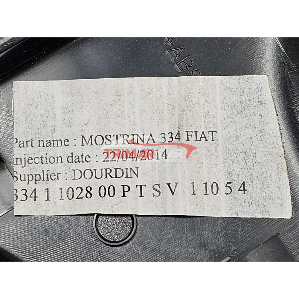 735594138 CORNICE PLANCIA TUNNEL LEVA CAMBIO FRENO A MANO ELETTRICO FIAT 500X (334)(2014 >)