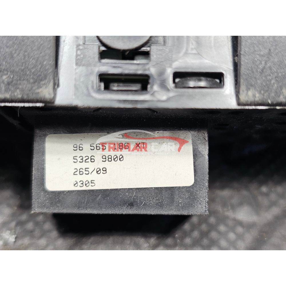 96565186XT PULSANTIERA ALZAVETRO ANTERIORE SX SINISTRA PEUGEOT 308 (4A,4C)(2007-2013)