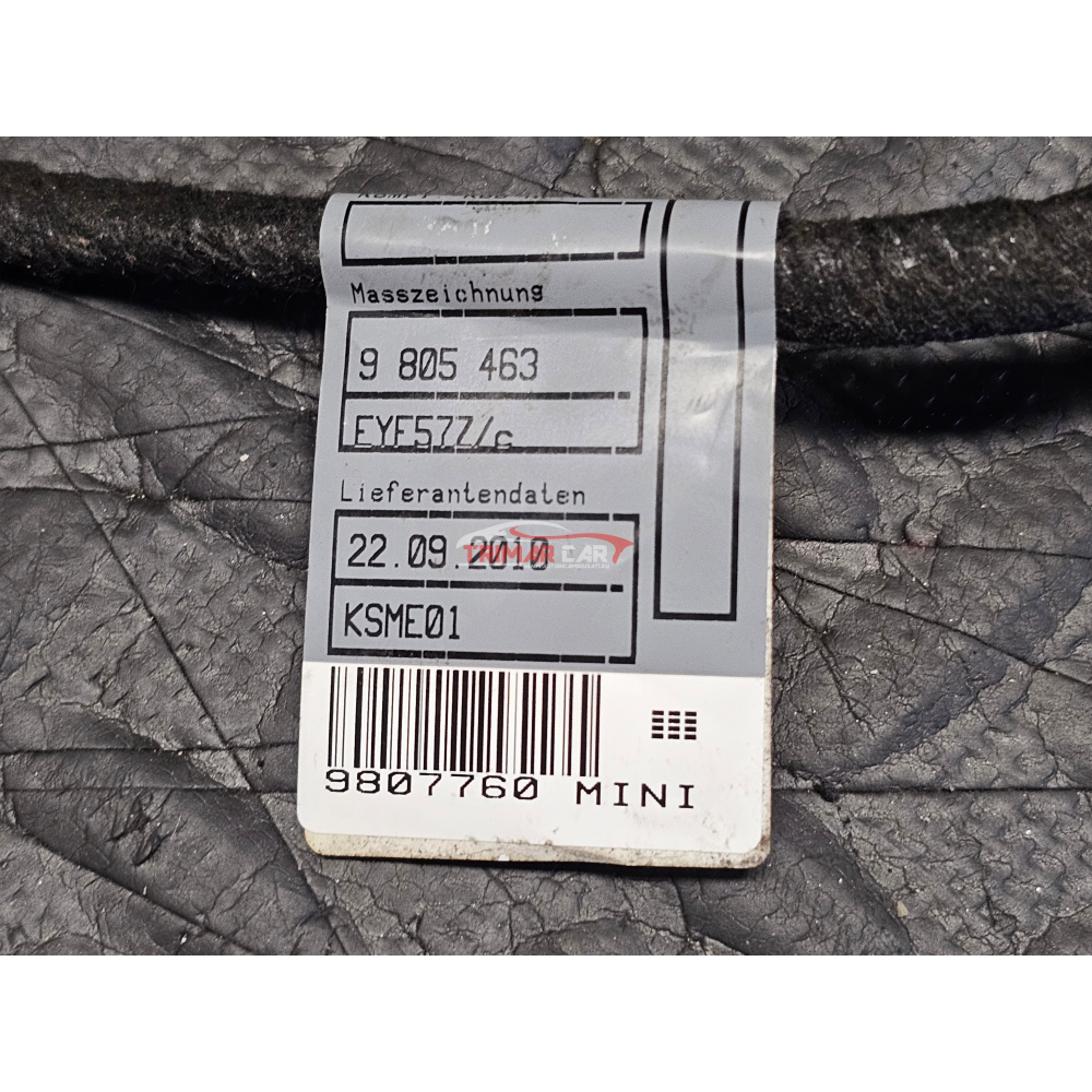 9805463 9807760 CAVI CABLAGGIO PORTA POSTERIORE DESTRA MINI COUNTRYMAN (R60)(10-16)