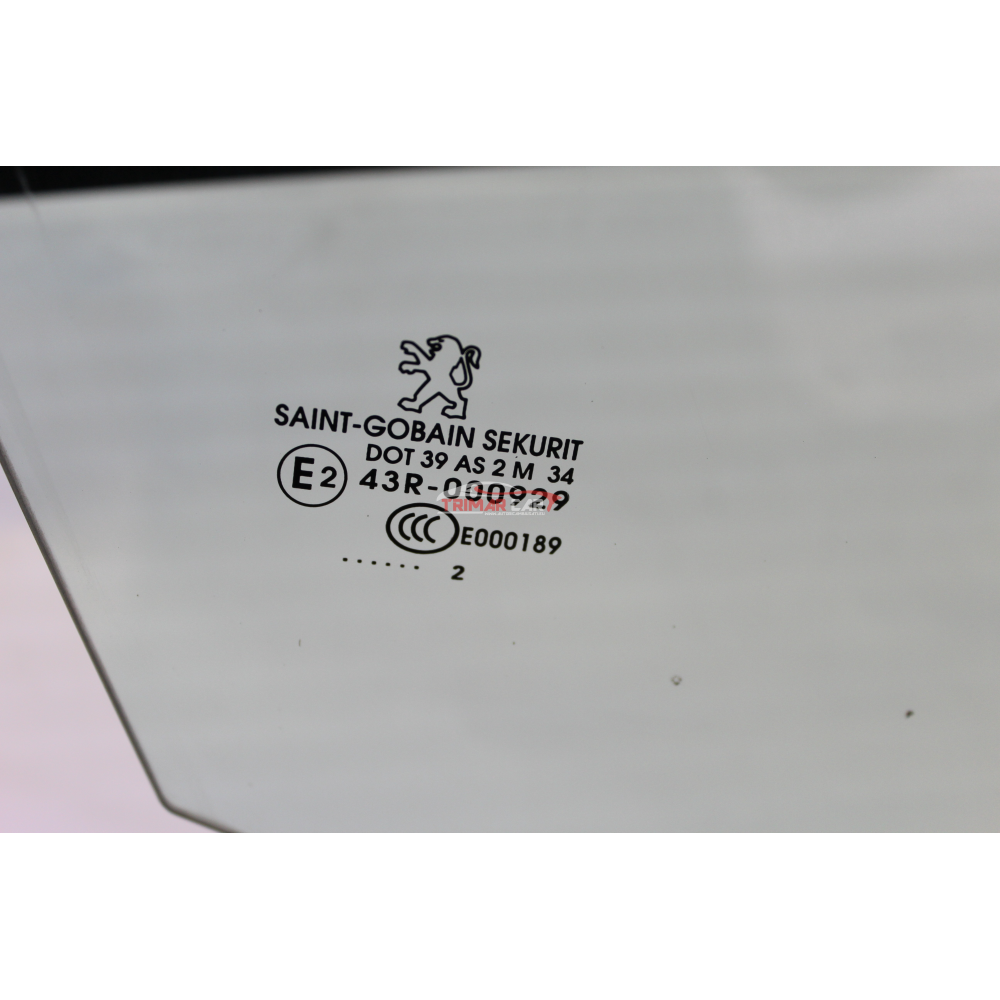 9202K5 VETRO SCENDENTE PORTA ANTERIORE DESTRA PEUGEOT 308 (4A,4C)(2007-2013) 1.6 HDI 92CV 68KW 9HP