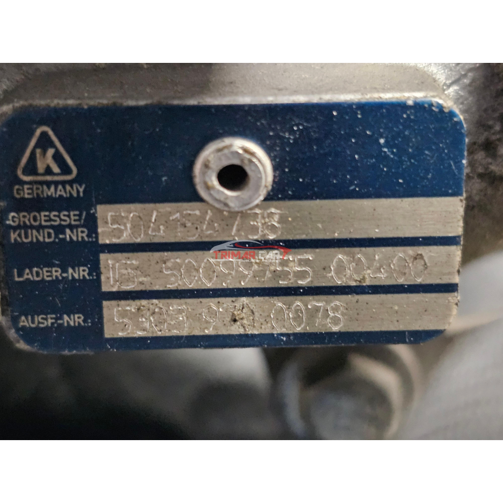 504154738 TURBINA TURBO IVECO DAILY 3 III (1999-2006) 2.3JTD 16V 116CV 85KW F1AE0481B