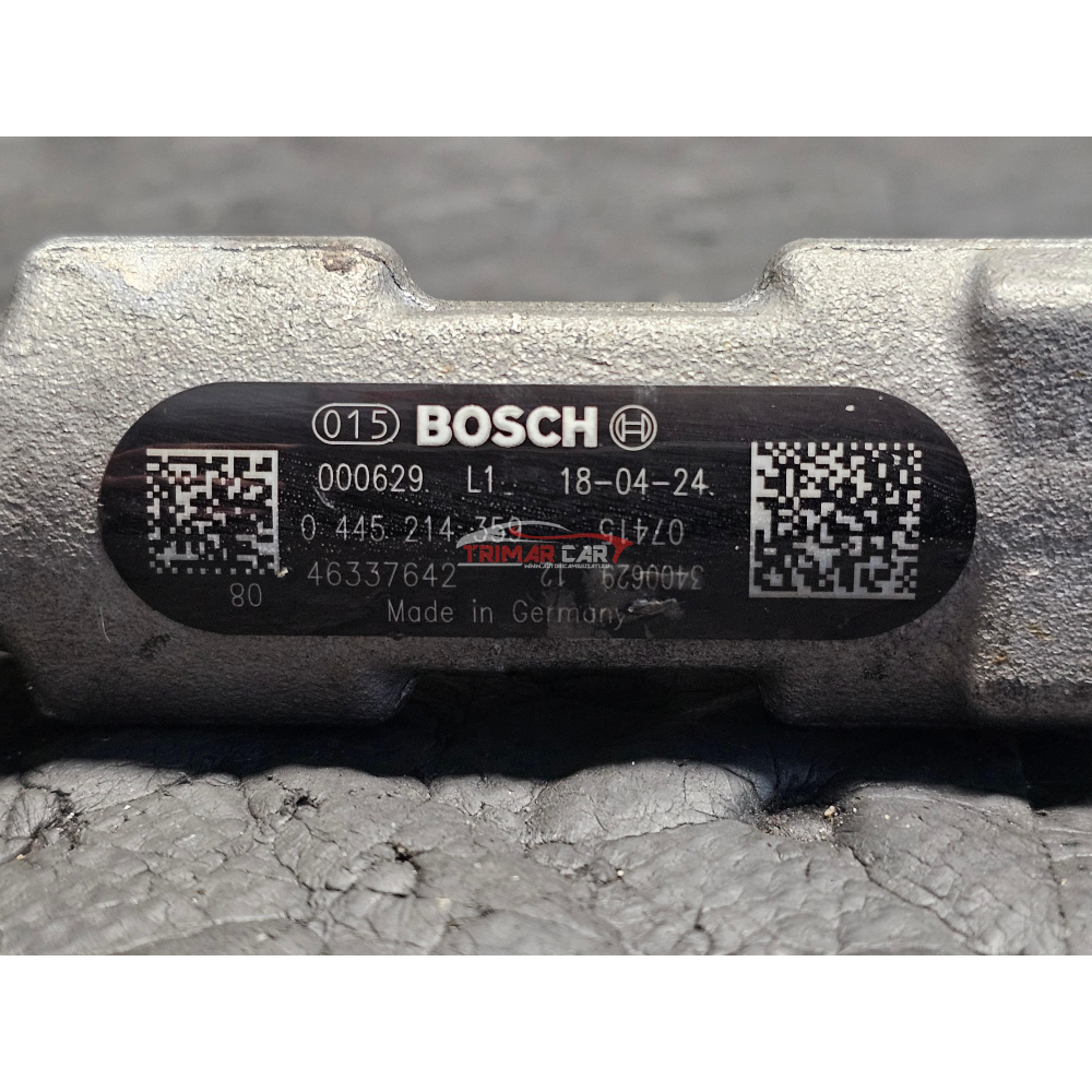 0445214359 TUBO FLAUTO RAIL INIEZIONE FIAT 500X JEEP RENEGADE 1.6 MJET 2.0 JTD