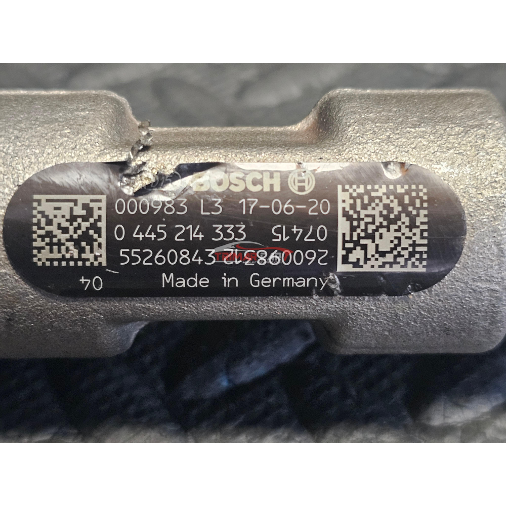 0445214333 TUBO FLAUTO RAIL INIEZIONE GIULIA JEEP CHEROKEE KL ALFA ROMEO STELVIO (949)(2016 >) 2.2 MJET