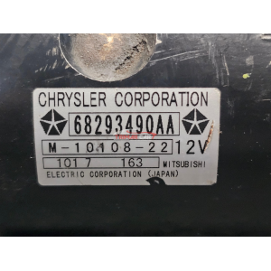 68293490AA MOTORINO AVVIAMENTO JEEP WRANGLER 4 IV (JL)(2017 >) 2.2 MJET