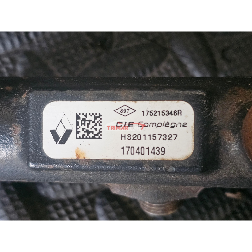 175215346R 8201157327 TUBO FLAUTO RAIL INIEZIONE DACIA DUSTER RENAULT CLIO 4 1.5 DCI 