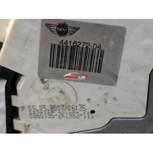 4416272-04 SERRATURA SPORTELLO ANTERIORE DESTRA MINI COOPER (R56)(05-13)