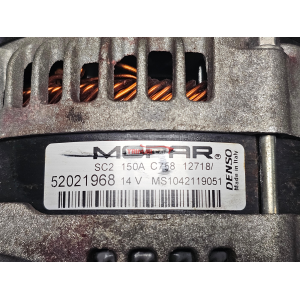 150A 52021968 MS1042119051 51863675 ALTERNATORE ALFA ROMEO JEEP FIAT 1.6D 2.0MJET 