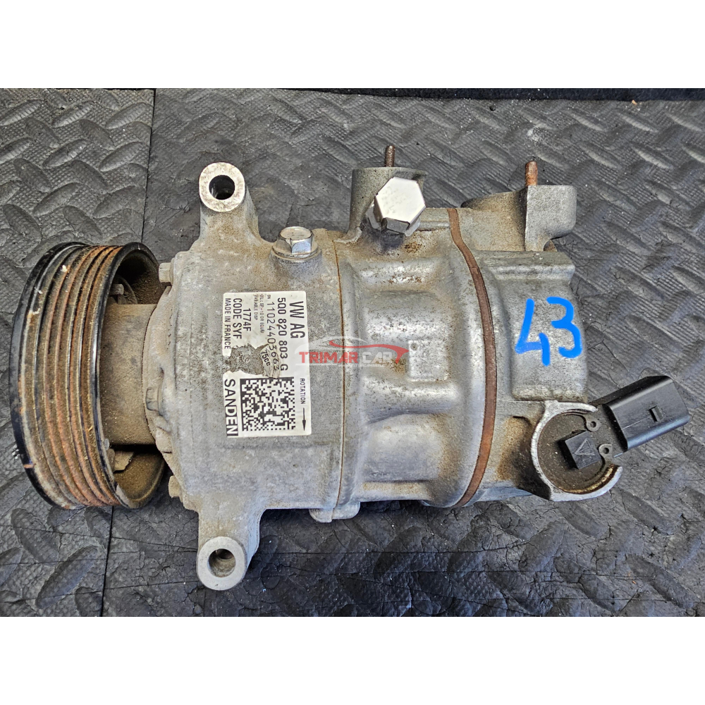5Q0820803G COMPRESSORE AC CLIMA SEAT VW SKODA