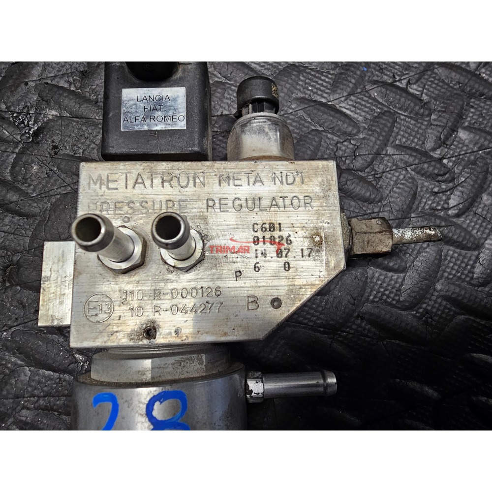 51964127 REGOLATORE PRESSIONE RIDUTTORE METANO FIAT DOBLO (263)(2010 >) 1.4 T-JET 120CV 88KW 198A4000
