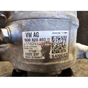 5Q0820803G COMPRESSORE AC CLIMA SEAT VW SKODA
