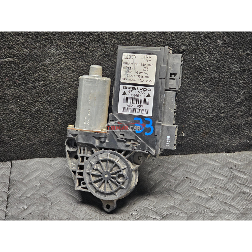 8E1959802E 5WK47005FBF MOTORINO ALZACRISTALLI ANTERIORE DESTRO AUDI A4 AVANT(8ED,B7)(2004-2008)