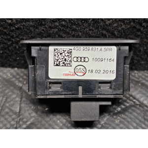 4G0959831A5PR TASTO APERTURA COFANO POSTERIORE PORTELLONE AUDI A6 4G A7 A8 Q3 Q7
