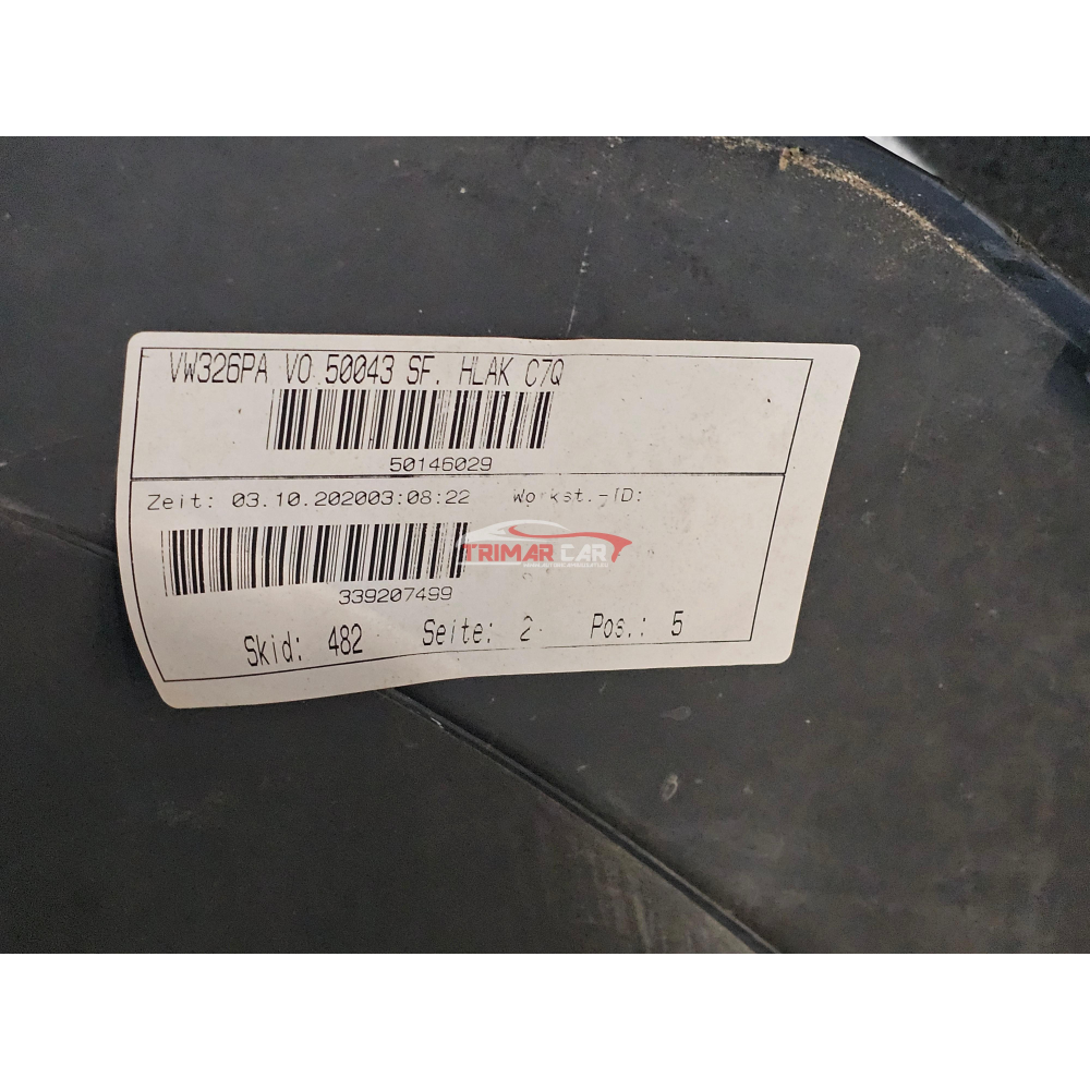 5NA807217DH RIVESTIMENTO PARAURTI ANTERIORE VW TIGUAN II 5NA 2020