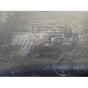 7AW10TX7AA PROFILO BATTITACCO POSTERIORE DESTRO JEEP WRANGLER 4 IV (JL)(2022) 2.0 T-GDI 272CV 200KW 46339240 EC1