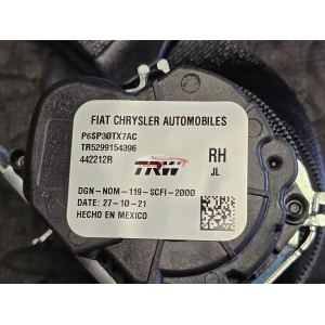 P6SP30TX7AC CINTURA SICUREZZA POSTERIORE DESTRA JEEP WRANGLER 4 IV (JL)(2017 >) 2.0 T-GDI 272CV 200KW 46339240 EC1