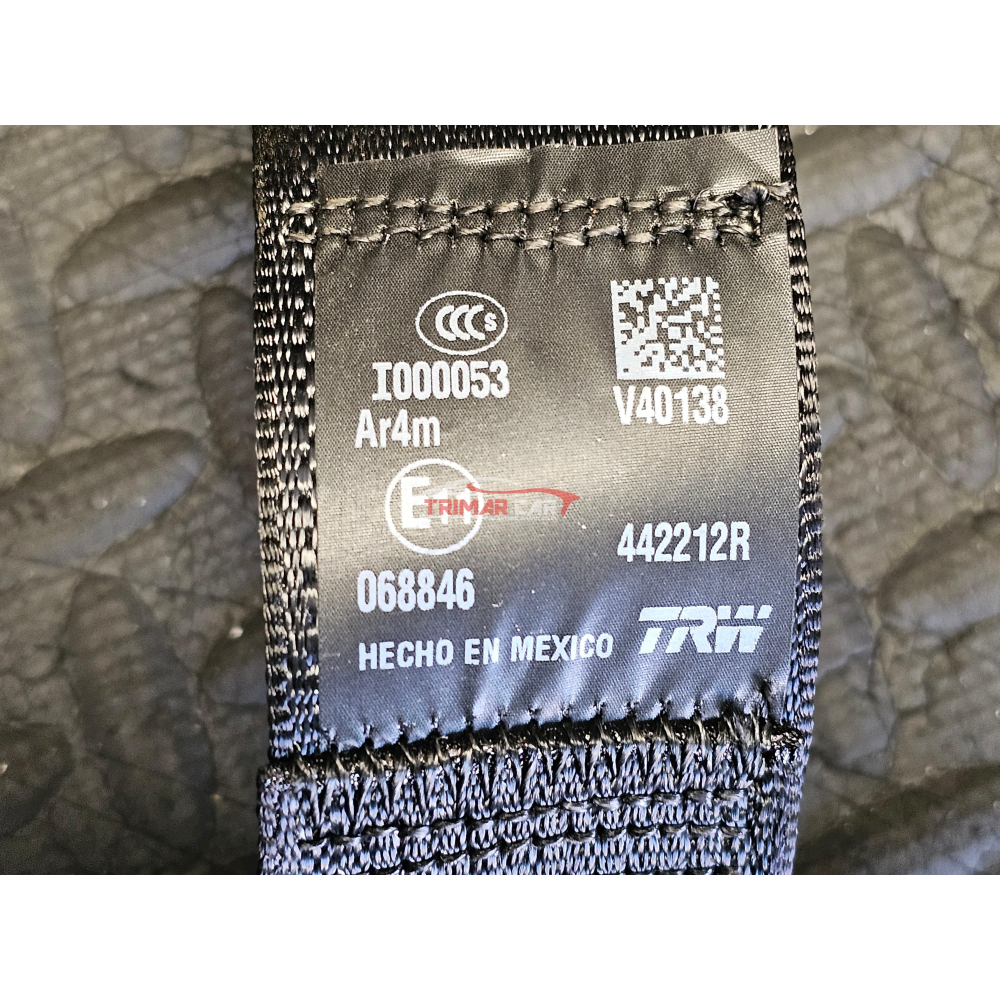 P6SP30TX7AC CINTURA SICUREZZA POSTERIORE DESTRA JEEP WRANGLER 4 IV (JL)(2017 >) 2.0 T-GDI 272CV 200KW 46339240 EC1