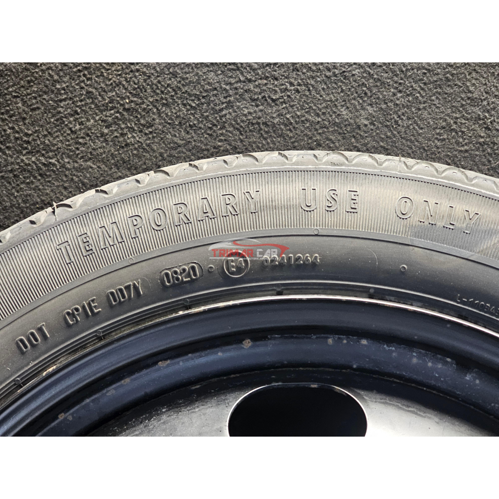 135/80R18 RUOTINO KIT CERCHIO CON RUOTA DI SCORTA UNIROYAL PEUGEOT 5008 2 II(2016 >) 1.5 BlueHDi 131CV 96KW YHZ YH01 DV5RC