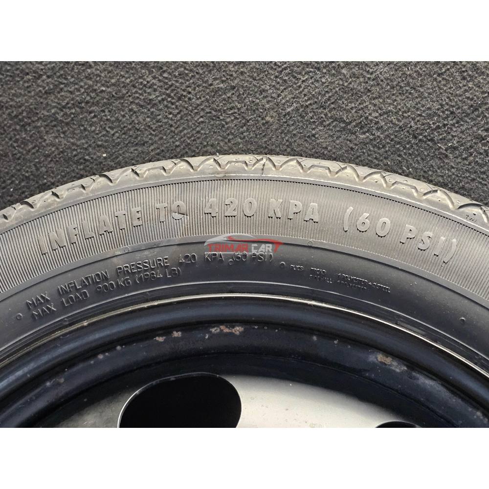 135/80R18 RUOTINO KIT CERCHIO CON RUOTA DI SCORTA UNIROYAL PEUGEOT 5008 2 II(2016 >) 1.5 BlueHDi 131CV 96KW YHZ YH01 DV5RC