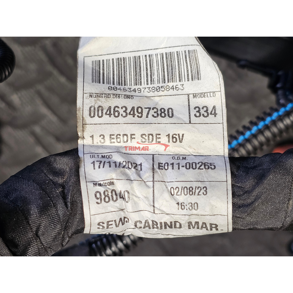 46349738 CAVO CAVI CABLAGGIO MOTORE FIAT 500X 1.3 MJET 95CV 70KW 46345266