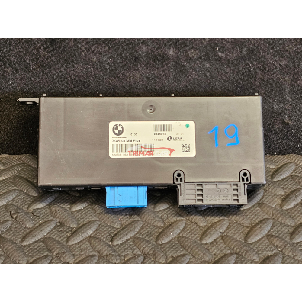 9243213 CENTRALINA MODULO GATEWAY BMW X3 (F25)(2010-2017) xDrive 30D 258CV 190KW N57D30A