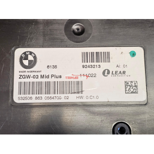 9243213 CENTRALINA MODULO GATEWAY BMW X3 (F25)(2010-2017) xDrive 30D 258CV 190KW N57D30A