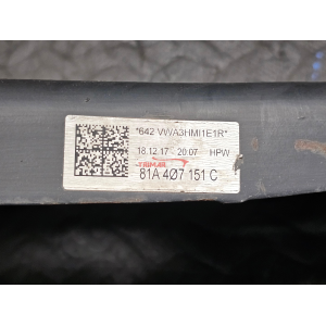 81A407151C BRACCIO OSCILLANTE SOSPENSIONE ANTERIORE SINISTRO AUDI A3 8V VW GOLF 7 VII  