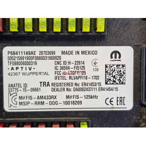 P68411149AE K68411149AE CENTRALINA BODY COMPUTER JEEP COMPASS (MP,M6)(2016>)