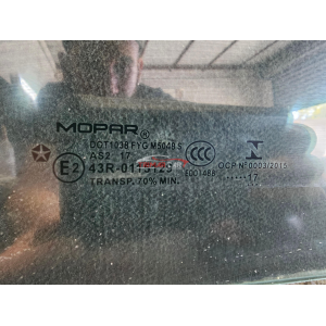 VETRO SCENDENTE PORTA ANTERIORE DESTRA 5P JEEP WRANGLER 4 IV (JL)(2017 >) 2.2MULTIJET