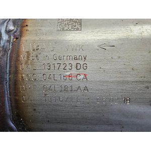 04L131723DG 04L131678PX FILTRO ANTIPARTICOLATO FAP AUDI Q3 VW SHARAN 2 (7N1,7N2)(2010>) 2.0TDI 150CV 110KW DLTA