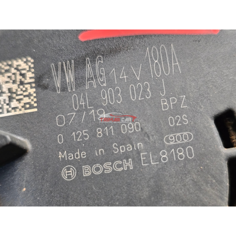 0125811090 ALTERNATORE VW SEAT AUDI SKODA