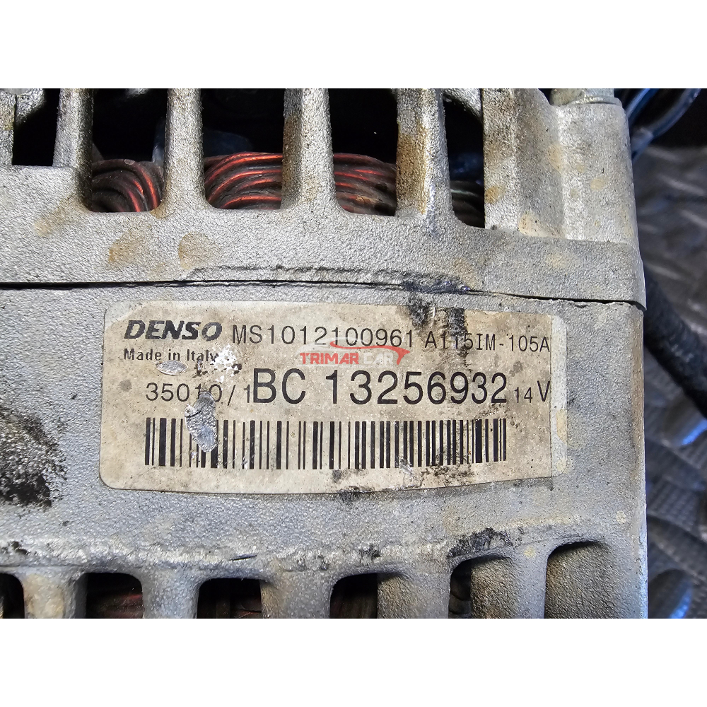 13256932 ALTERNATORE VAUXHALL OPEL SUZUKI 1.3MULTIJET 105A