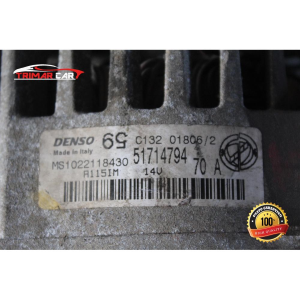 51714794 MS1022118430 70A ALTERNATORE ALFA ROMEO FIAT LANCIA 1.2 1.4