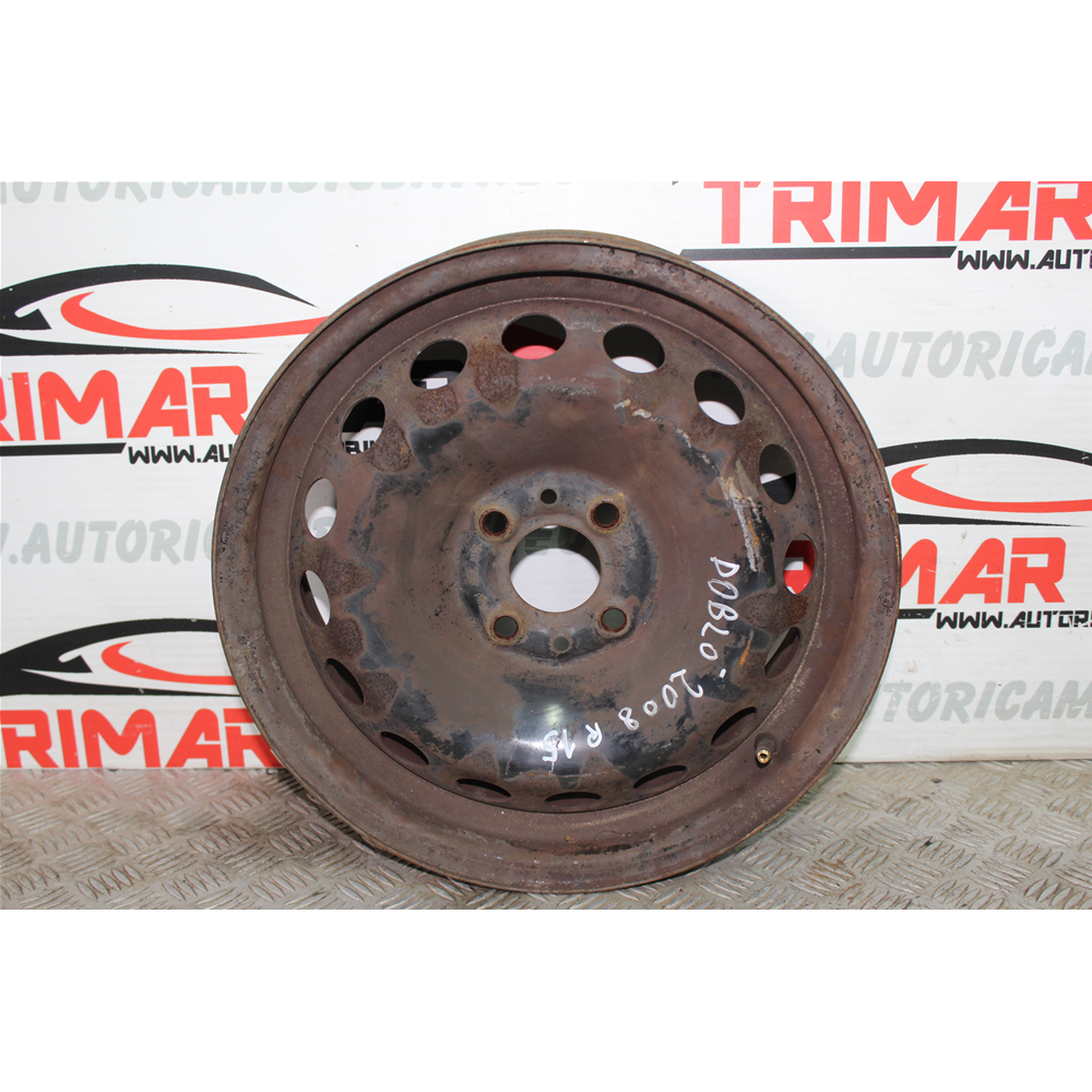 CERCHIO SINGOLO IN FERRO R15 FIAT DOBLO 1 (223) [2000-2009]