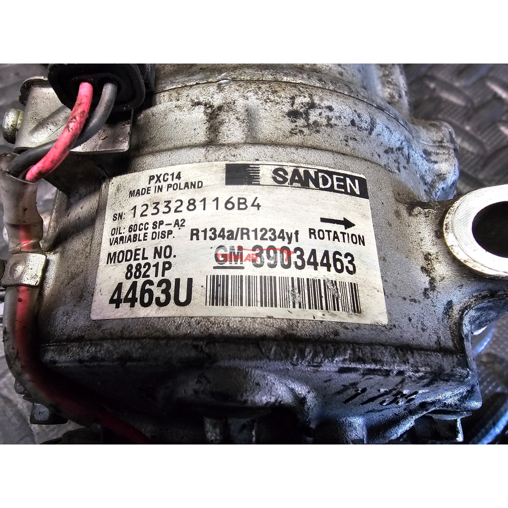 39034463 8821P COMPRESSORE AC CLIMA OPEL