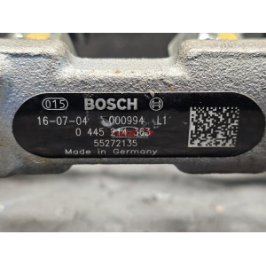 0445214363 55272135 TUBO FLAUTO RAIL INIEZIONE ALFA ROMEO FIAT JEEP 1.6 MULTIJET