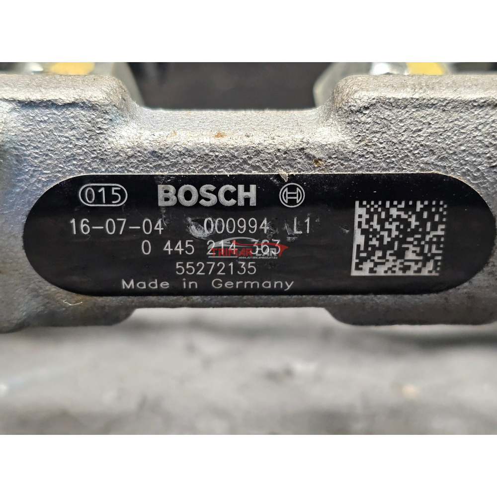 0445214363 55272135 TUBO FLAUTO RAIL INIEZIONE ALFA ROMEO FIAT JEEP 1.6 MULTIJET