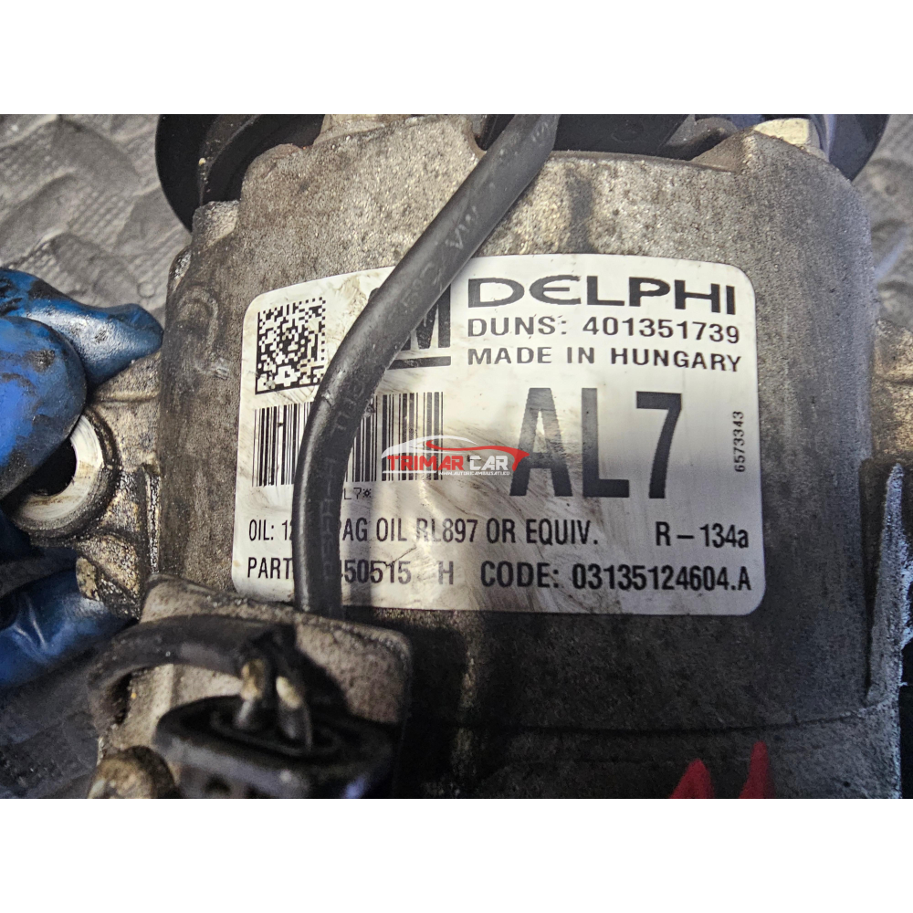 13450515 COMPRESSORE AC CLIMA CHEVROLET OPEL VAUXHALL 1.4